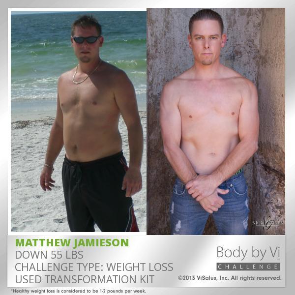 I lost 55 pounds on the Challenge.